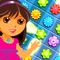 Little Emma need Your help to care garden in Fun Match 3 Puzzle Game