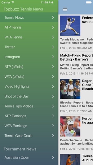 Tennis News & Results Pro(圖1)-速報App