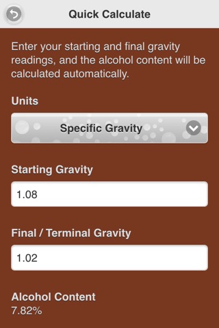 BrewMajig Alcohol Calculator screenshot 3