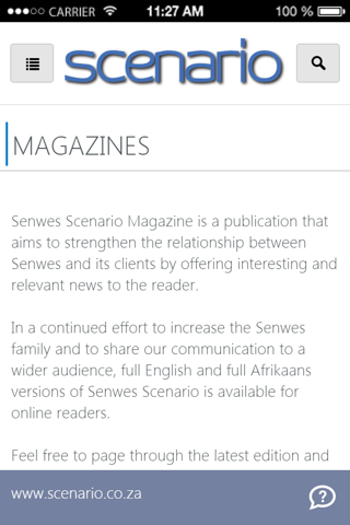 Scenario Magazine screenshot 4