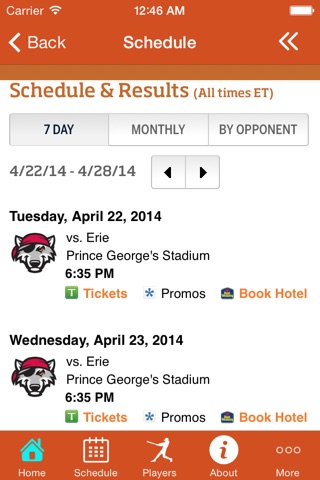 Bowie Baysox screenshot 2