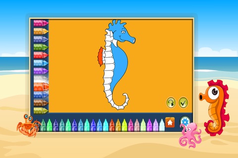 Coloring Book Sea Animal screenshot 2