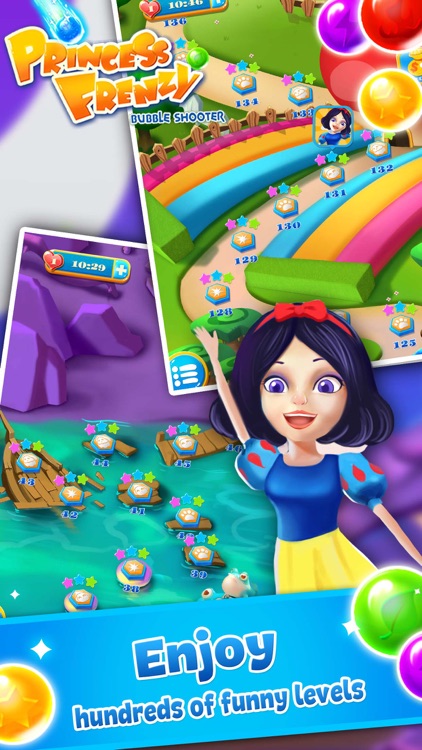 Princess Frenzy - Pop Bubble Shooter Blast Game