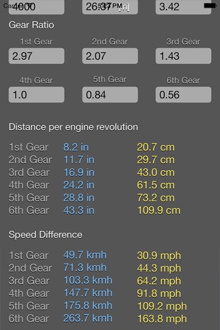 Gear Calculator Plus screenshot 2