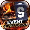Event Countdown Fashion Wallpaper  - “ Fire & Flame ” Pro