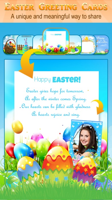 How to cancel & delete Happy Easter Greeting Card.s Maker - Collage Photo & Send Wishes with Cute Bunny Egg Sticker from iphone & ipad 2