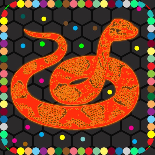 Snake Slither Dots Icon