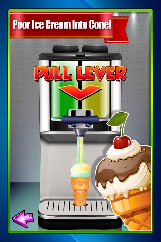 Frozen Goodies Fun Ice Cream Cone and Smoothie Maker Games for Kids screenshot 2