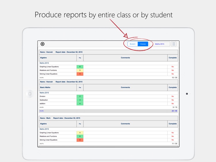 Teachers Grade Book for VPP
