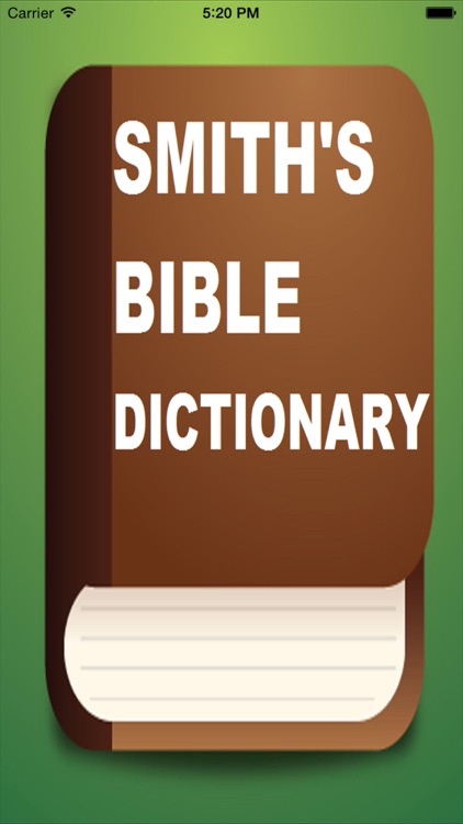 Smith's Bible Dictionary A Dictionary Of The Bible By Janice Ong