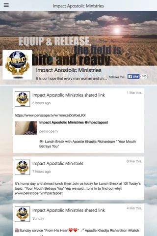 Impact Apostolic Ministries screenshot 2