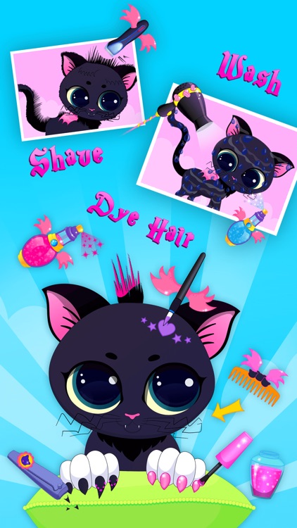 Little Witches Magic Makeover - Spa Charms, House Cleanup & Pet Salon screenshot-3