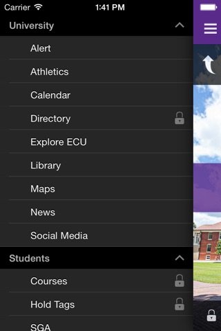 East Carolina University screenshot 2