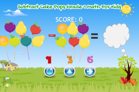 Cake Pops Grade 1 Math For Kids screenshot 4