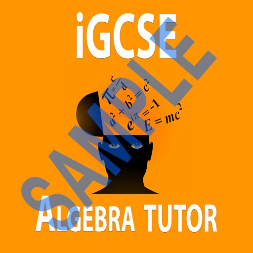 iGCSE Algebra Sample  (Edexcel and Cambridge (CIE) Syllabuses) iOS App