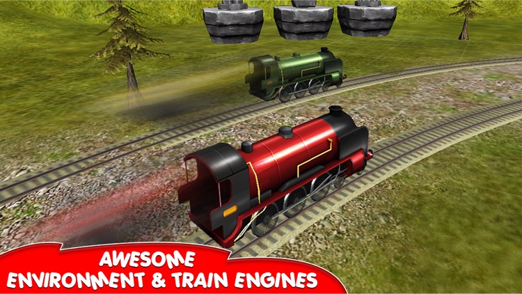 Train Racing 3D - Train Games screenshot-3