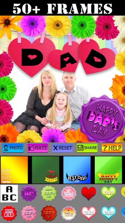 Lovely Father's Day Photo Frames