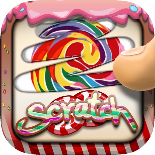 Scratch The Pics : Candy Trivia Photo Reveal Games Pro icon