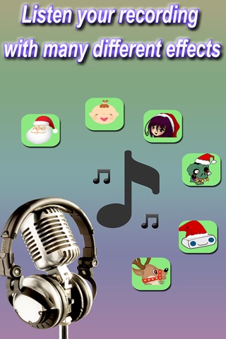 Merry Christmas Funny voice recorder & sound changer - Change Your Tone In Many Way screenshot 2