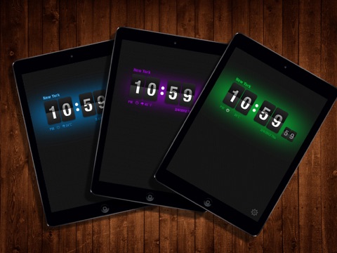 Flip Clock for iPad screenshot 2