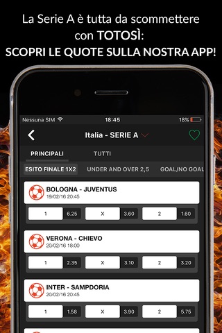 TotoSì Scommesse Sportive screenshot 2