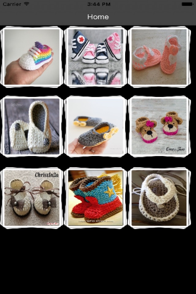 Crochet Baby Shoes screenshot 2