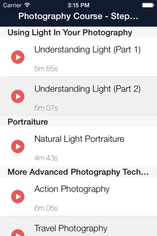 Photography Course - Step by Step Pro screenshot 4