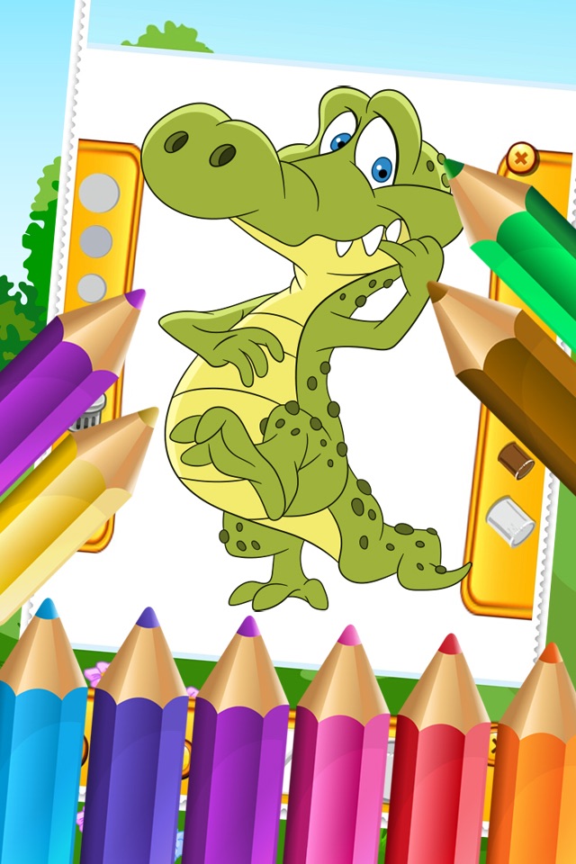 My Zoo Animal Friends Draw Coloring Book World for Kids screenshot 2