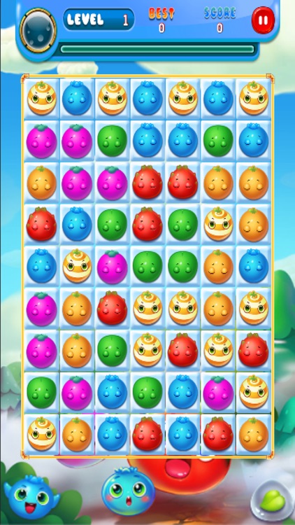 Fruit Splash Garden Bump Family : Match 3 Mania Pop Game