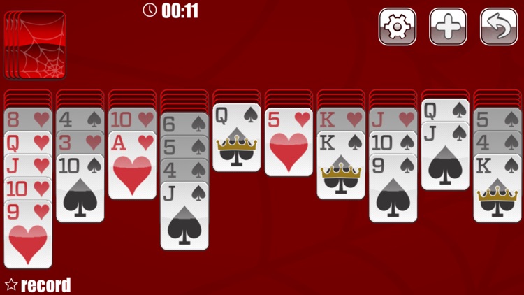 Spider Solitaire 2 Suit Card Game screenshot-4