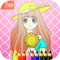 Games Princess coloring pages :  Art Pad Easy painting for little kids