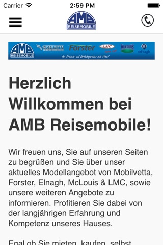 AMB Reisemobile GmbH screenshot 2