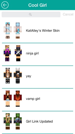 Free Girl Skins for Minecraft PE(圖4)-速報App