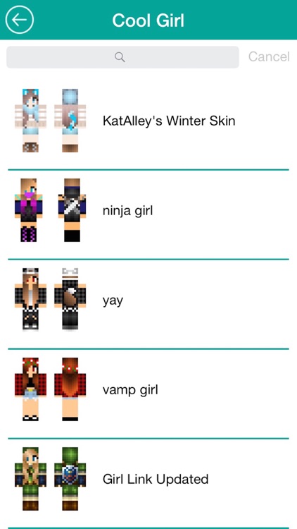Free Girl Skins for Minecraft PE screenshot-3