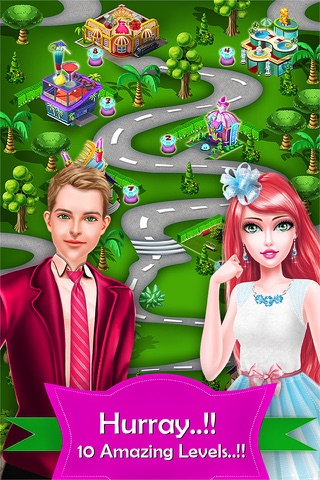 Princess makeup spa salon -My Boyfriend proposal Date Wedding games screenshot 2