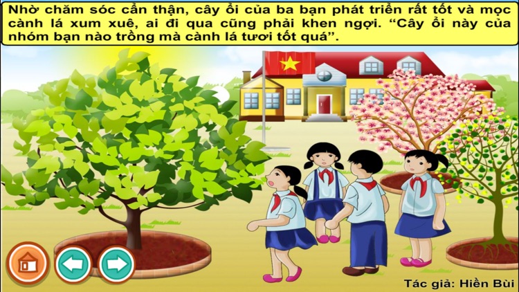 Ba bạn nhỏ trồng cây (Truyện thiếu nhi từ tác giả Hiền Bùi)