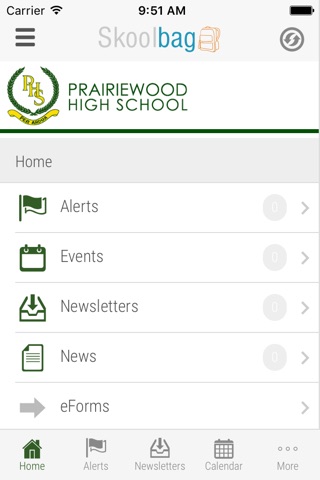 Prairiewood High School - Skoolbag screenshot 2