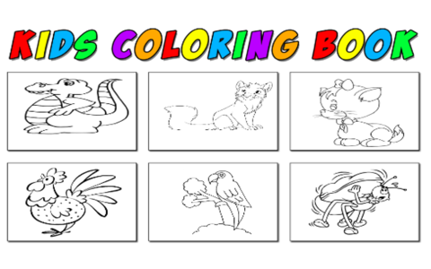 kids coloring book of animals screenshot 2