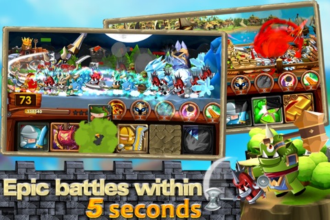 Tap Tap Legions - Epic battles within 5 seconds screenshot 2
