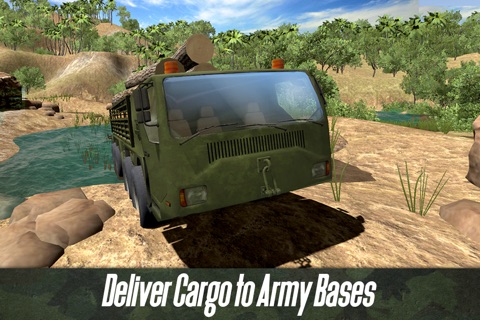 Army Truck Offroad Simulator 3D Full - Drive military truck! screenshot 2