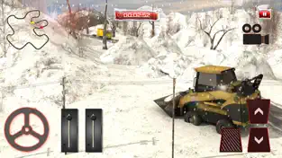 Screenshot 2 Arado de nieve Rescate de Camión Conducción Simulador 3D iphone