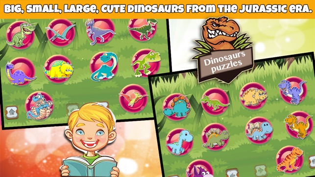 Dinosaurs Shapes Puzzle Games For Kids(圖3)-速報App