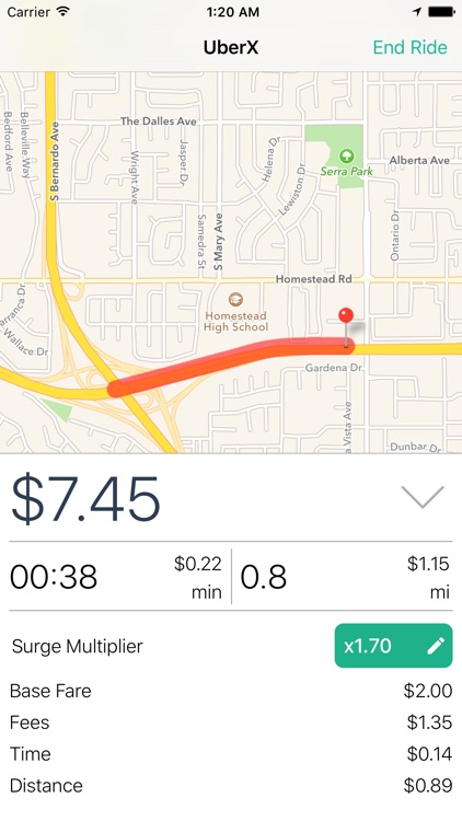 Meter for Uber and Lyft