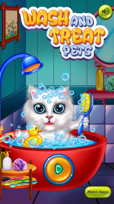 How to cancel & delete Wash and Treat Pets  Kids Game - FREE from iphone & ipad 1