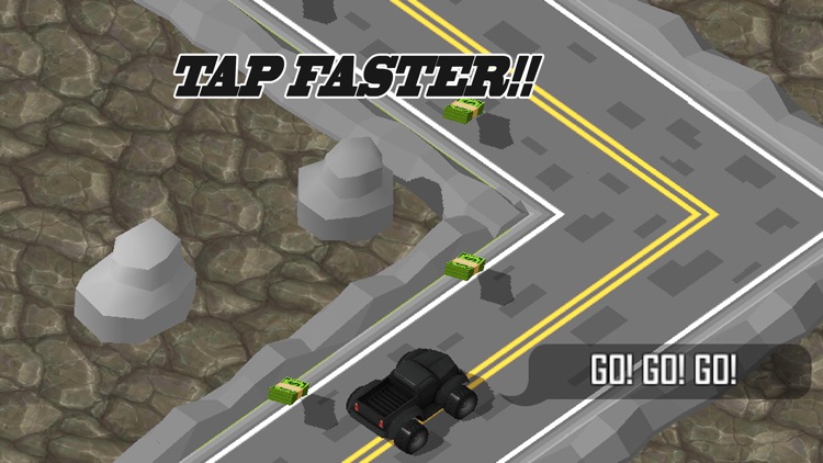 3D Zig-Zag  Offroad Racer -  Escape Asphalt Car with Fast Run Lane