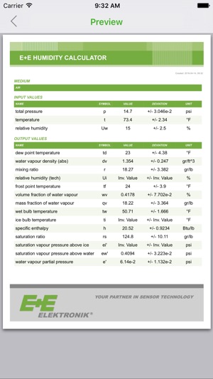 E+E Humidity Calculator(圖5)-速報App