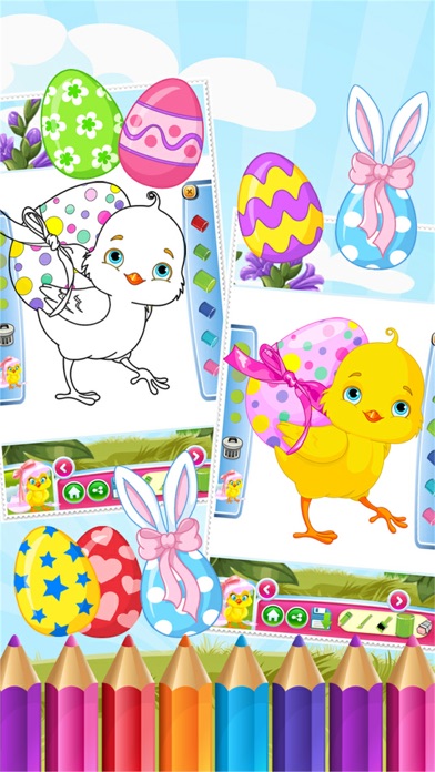 Easter Egg Coloring Book World Paint and Draw Game for Kids 1.0 IOS -