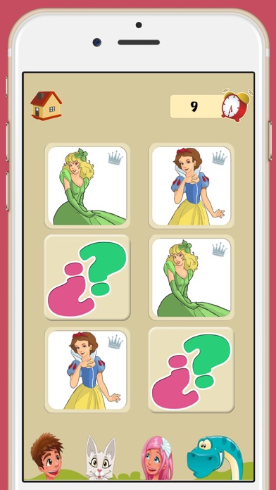 How to cancel & delete Memory game princesses: learning game of brian training for girls and boys from iphone & ipad 2