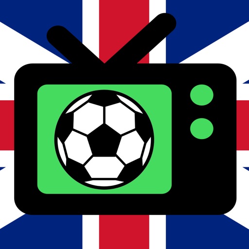 Football on UK TV:  schedule of all football matches on Britain TV icon