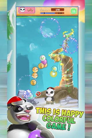 Santa Panda Bubble Christmas screenshot 3